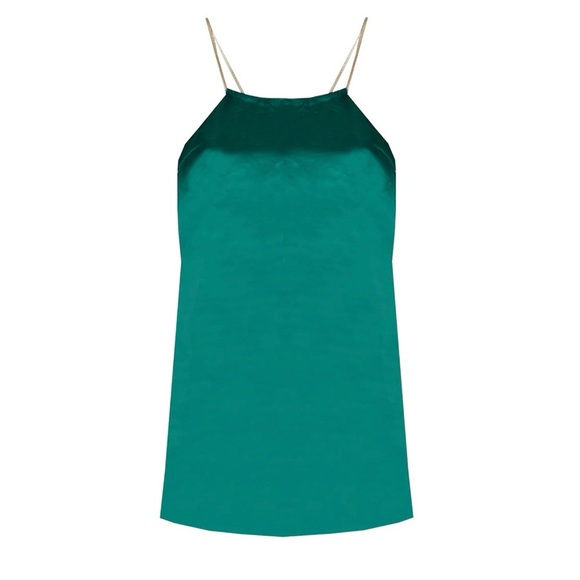 Marciano woman’s emerald green backless top medium - Picture 11 of 11